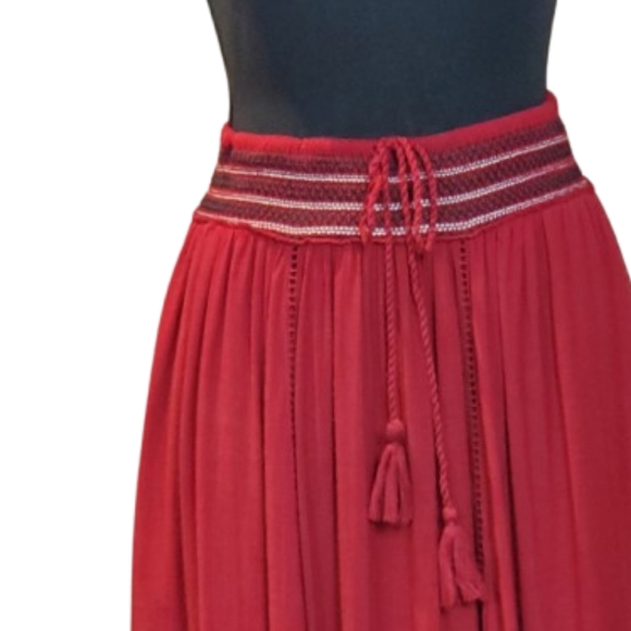 NEW Zara maxi cotton skirt with elastic waistband ( Size M) - Picture 1 of 7